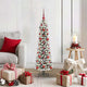 Künstlicher Weihnachtsbaum von Vidaxx mit 150 LEDs, weiß, 120 cm, PVC und Metall und Kunststoff