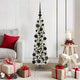 Künstlicher Weihnachtsbaum von Vidaxx mit 150 LEDs, weiß, 120 cm, PVC und Metall und Kunststoff