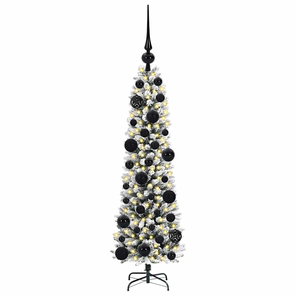 Künstlicher Weihnachtsbaum von Vidaxx mit 150 LEDs, weiß, 120 cm, PVC und Metall und Kunststoff