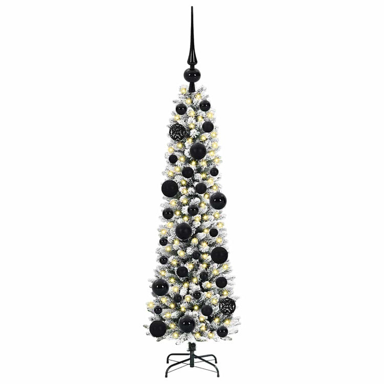 Künstlicher Weihnachtsbaum von Vidaxx mit 150 LEDs, weiß, 120 cm, PVC und Metall und Kunststoff