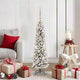 Künstlicher Weihnachtsbaum von Vidaxx mit 150 LEDs, weiß, 120 cm, PVC und Metall und Kunststoff