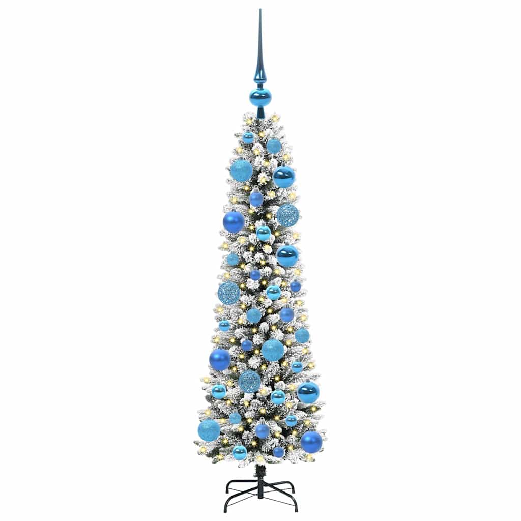 Künstlicher Weihnachtsbaum von Vidaxx mit 150 LEDs, weiß, 120 cm, PVC und Metall und Kunststoff