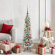 Künstlicher Weihnachtsbaum von Vidaxx mit 150 LEDs, weiß, 120 cm, PVC und Metall und Kunststoff