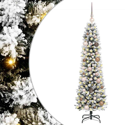 Künstlicher Weihnachtsbaum von Vidaxx mit 150 LEDs, weiß, 150 cm, PVC und Metall und Kunststoff