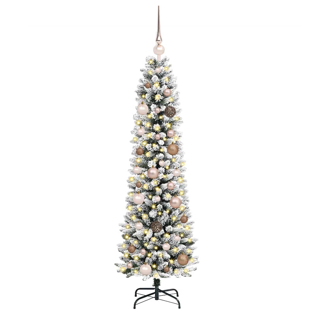 Künstlicher Weihnachtsbaum von Vidaxx mit 150 LEDs, weiß, 150 cm, PVC und Metall und Kunststoff
