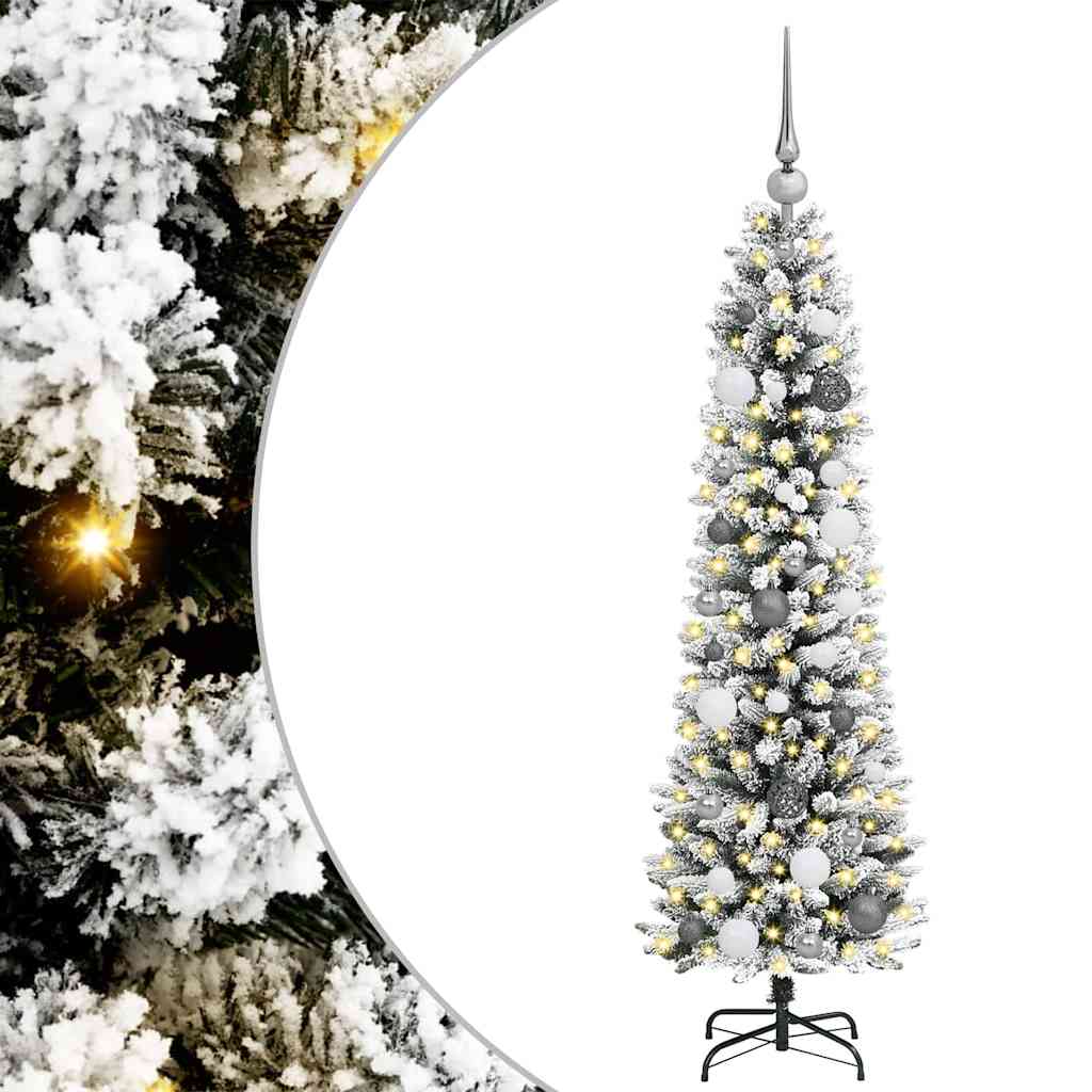 Künstlicher Weihnachtsbaum von Vidaxx mit 150 LEDs, weiß, 150 cm, PVC und Metall und Kunststoff