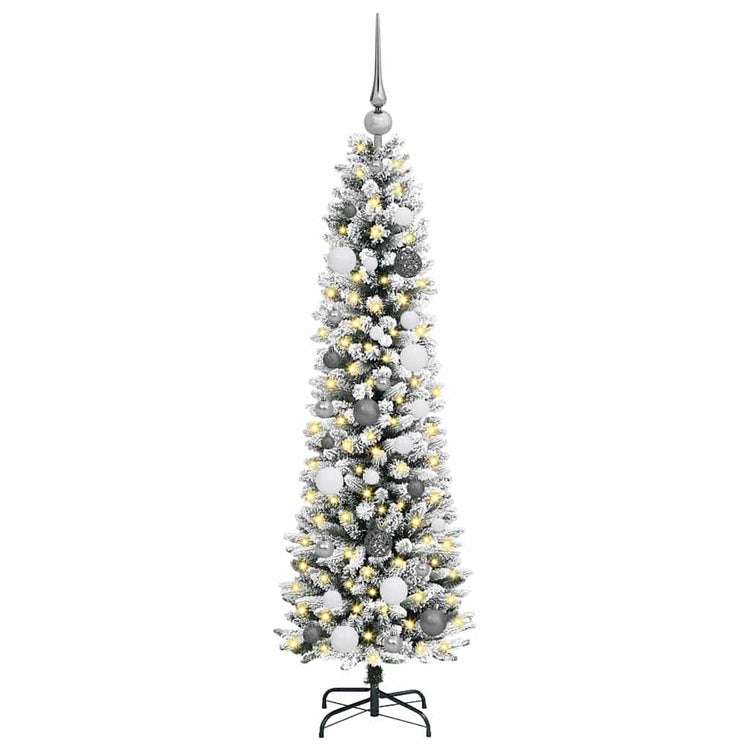 Künstlicher Weihnachtsbaum von Vidaxx mit 150 LEDs, weiß, 150 cm, PVC und Metall und Kunststoff