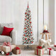 Künstlicher Weihnachtsbaum von Vidaxx mit 150 LEDs, weiß, 150 cm, PVC und Metall und Kunststoff