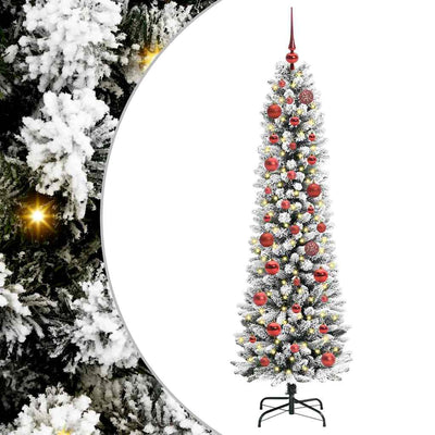 Künstlicher Weihnachtsbaum von Vidaxx mit 150 LEDs, weiß, 150 cm, PVC und Metall und Kunststoff