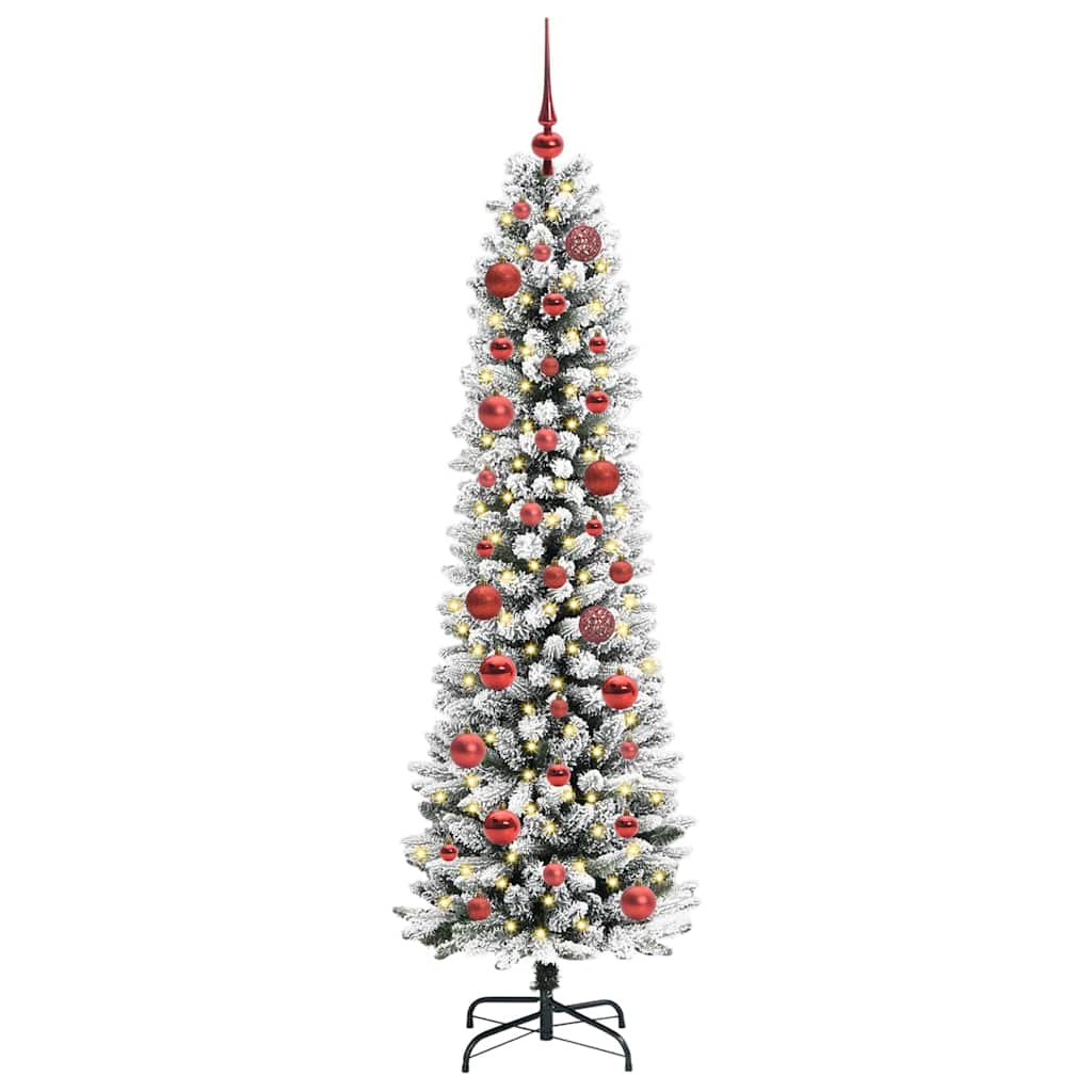 Künstlicher Weihnachtsbaum von Vidaxx mit 150 LEDs, weiß, 150 cm, PVC und Metall und Kunststoff