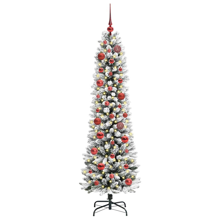 Künstlicher Weihnachtsbaum von Vidaxx mit 150 LEDs, weiß, 150 cm, PVC und Metall und Kunststoff
