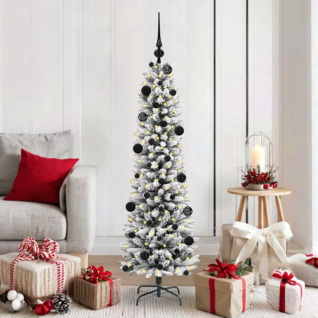 Künstlicher Weihnachtsbaum von Vidaxx mit 150 LEDs, weiß, 150 cm, PVC und Metall und Kunststoff
