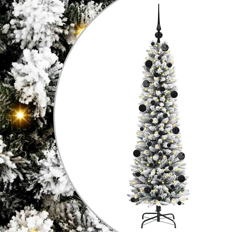 Künstlicher Weihnachtsbaum von Vidaxx mit 150 LEDs, weiß, 150 cm, PVC und Metall und Kunststoff