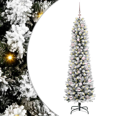 Künstlicher Weihnachtsbaum von Vidaxx mit 150 LEDs, weiß, 150 cm, PVC und Metall und Kunststoff
