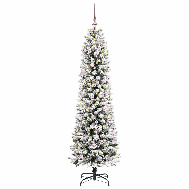 Künstlicher Weihnachtsbaum von Vidaxx mit 150 LEDs, weiß, 150 cm, PVC und Metall und Kunststoff