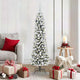 Künstlicher Weihnachtsbaum von Vidaxx mit 150 LEDs, weiß, 150 cm, PVC und Metall und Kunststoff