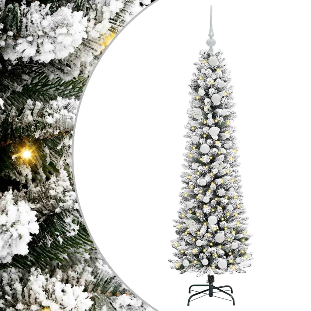 Künstlicher Weihnachtsbaum von Vidaxx mit 150 LEDs, weiß, 150 cm, PVC und Metall und Kunststoff