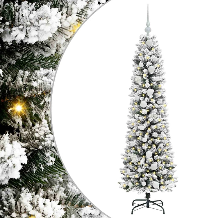 Künstlicher Weihnachtsbaum von Vidaxx mit 150 LEDs, weiß, 150 cm, PVC und Metall und Kunststoff