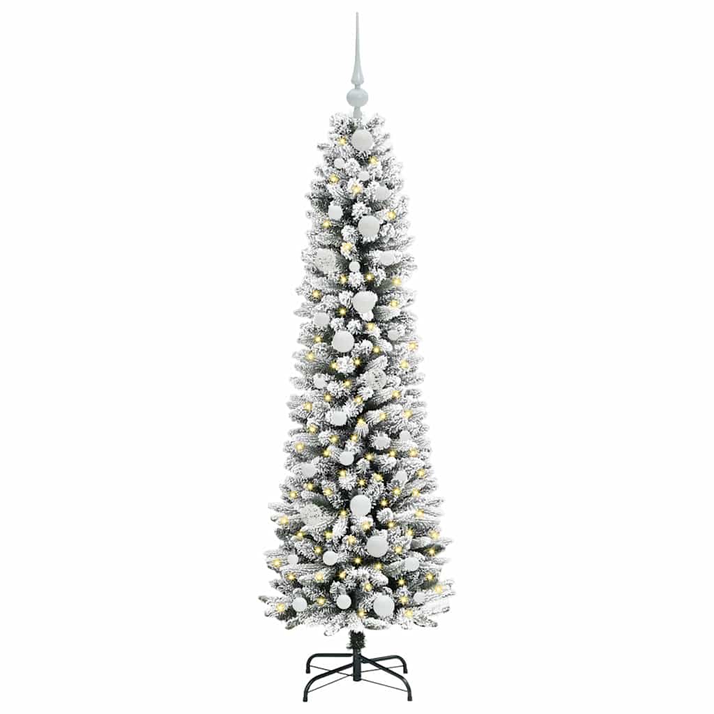 Künstlicher Weihnachtsbaum von Vidaxx mit 150 LEDs, weiß, 150 cm, PVC und Metall und Kunststoff