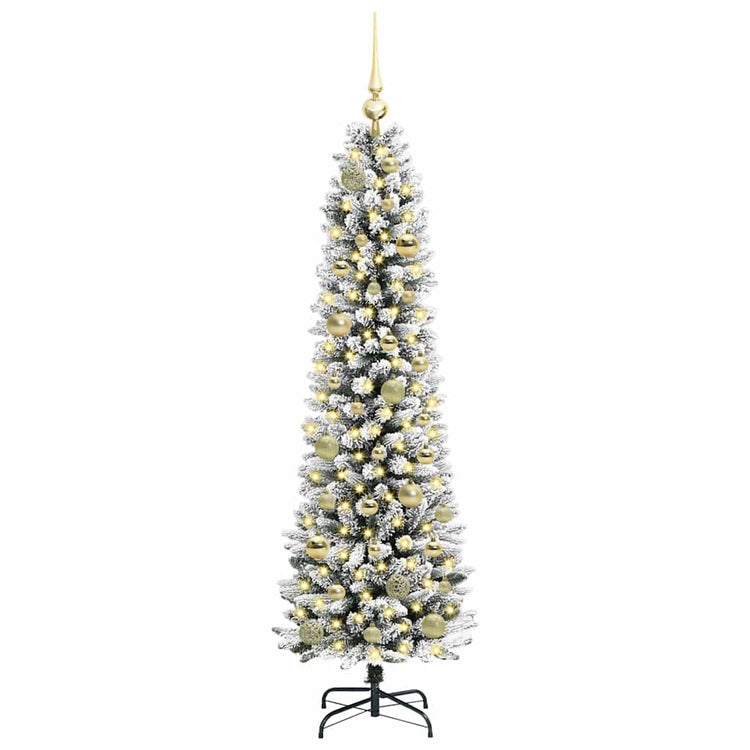 Künstlicher Weihnachtsbaum von Vidaxx mit 150 LEDs, weiß, 150 cm, PVC und Metall und Kunststoff