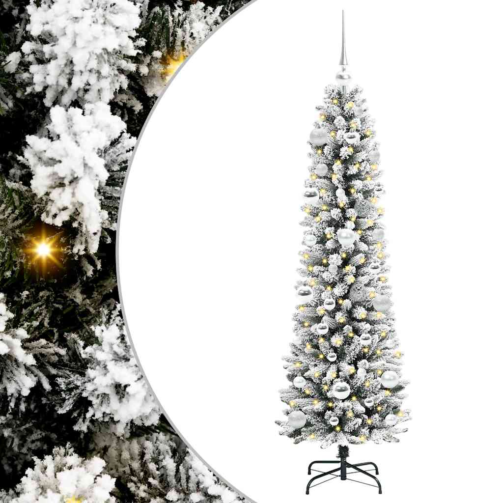 Künstlicher Weihnachtsbaum von Vidaxx mit 150 LEDs, weiß, 150 cm, PVC und Metall und Kunststoff
