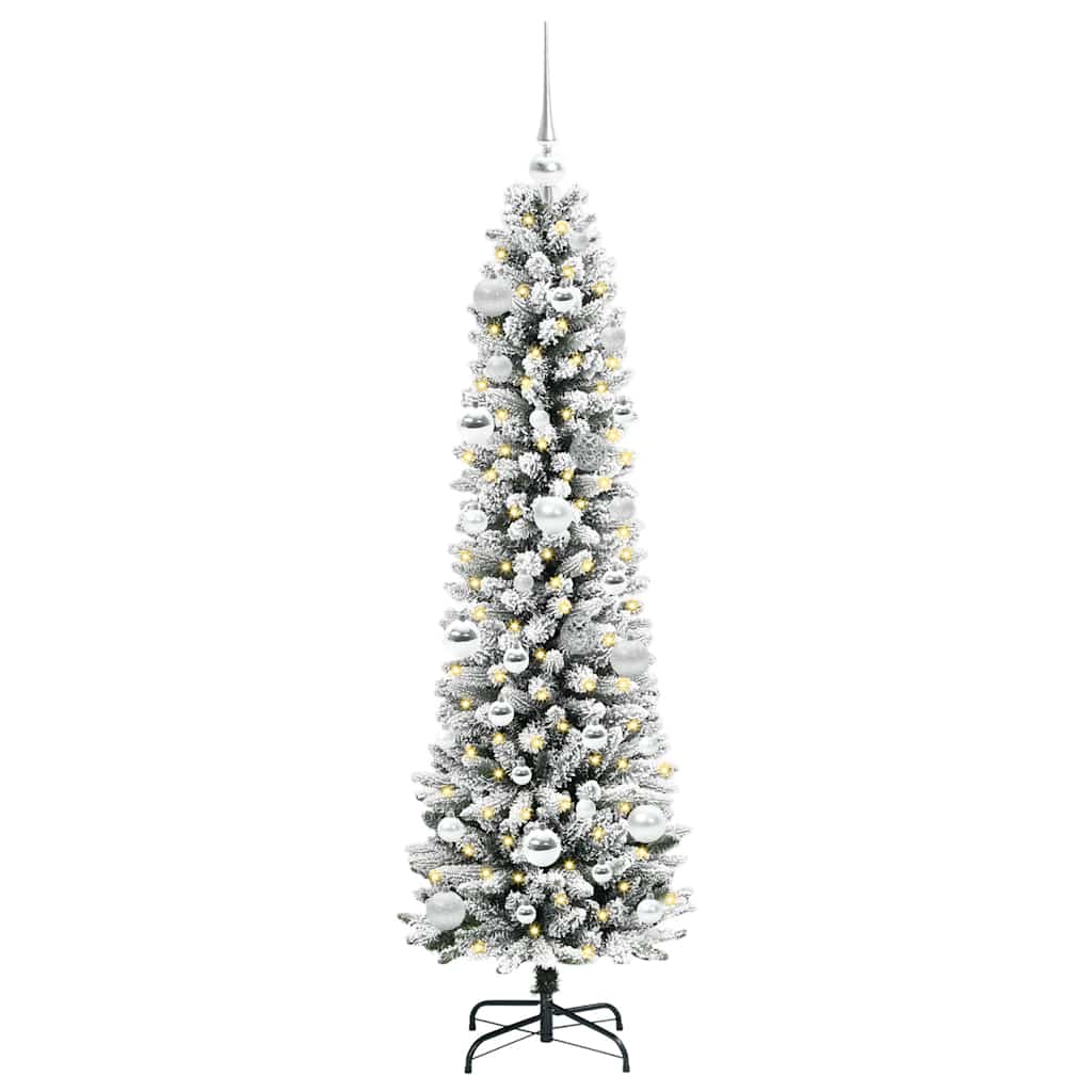 Künstlicher Weihnachtsbaum von Vidaxx mit 150 LEDs, weiß, 150 cm, PVC und Metall und Kunststoff