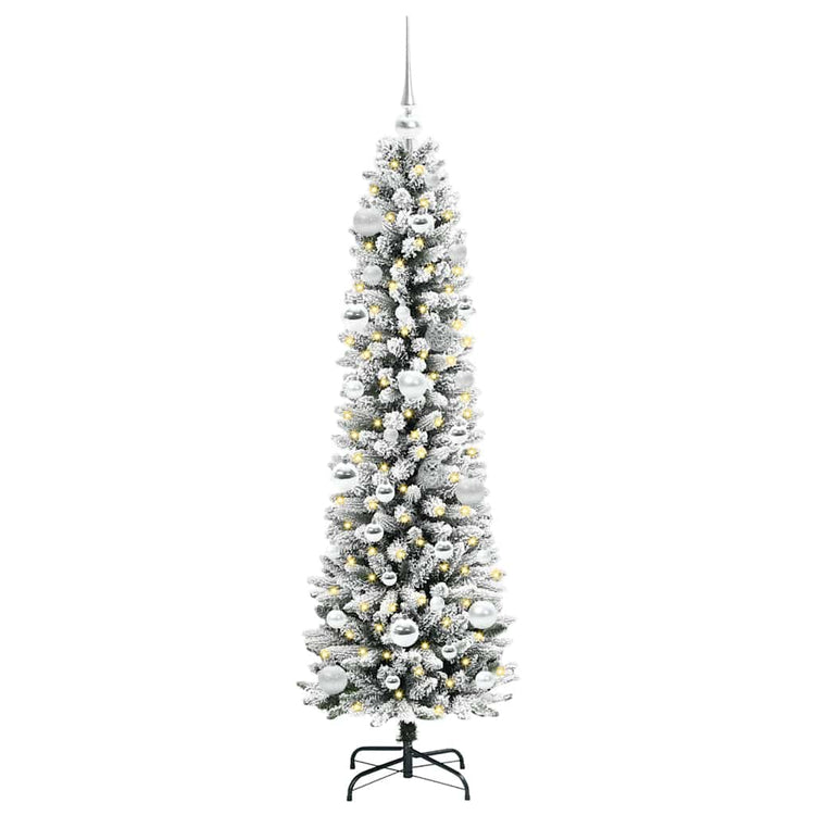 Künstlicher Weihnachtsbaum von Vidaxx mit 150 LEDs, weiß, 150 cm, PVC und Metall und Kunststoff