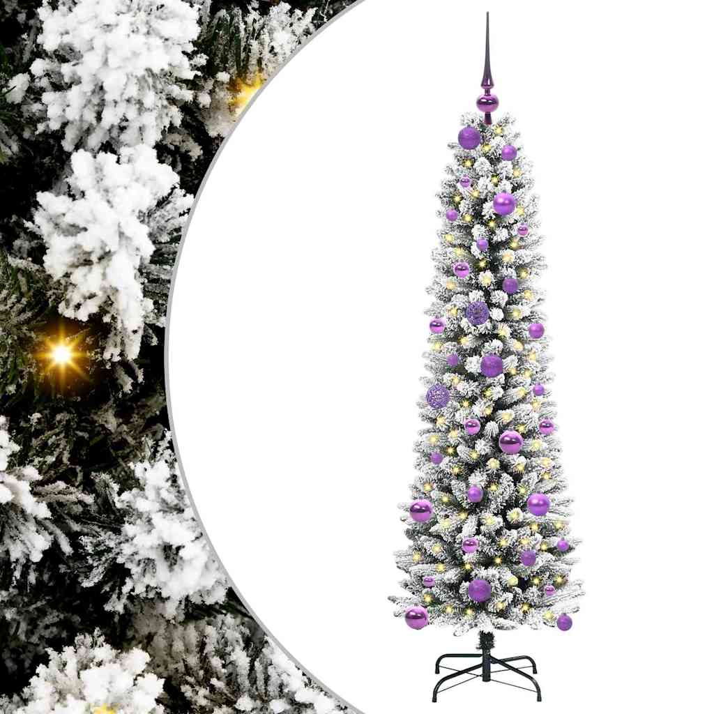 Künstlicher Weihnachtsbaum von Vidaxx mit 150 LEDs, weiß, 150 cm, PVC und Metall und Kunststoff
