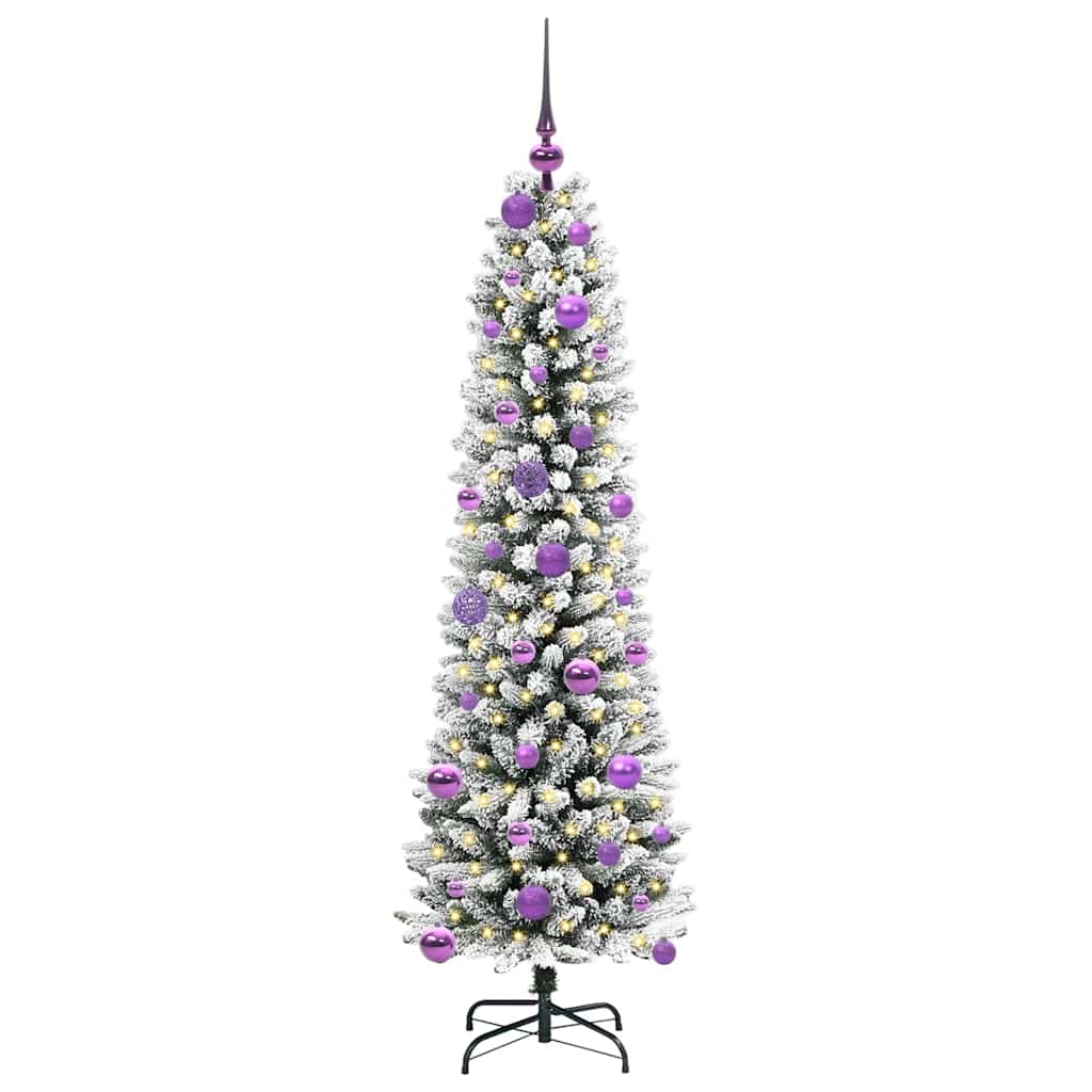 Künstlicher Weihnachtsbaum von Vidaxx mit 150 LEDs, weiß, 150 cm, PVC und Metall und Kunststoff
