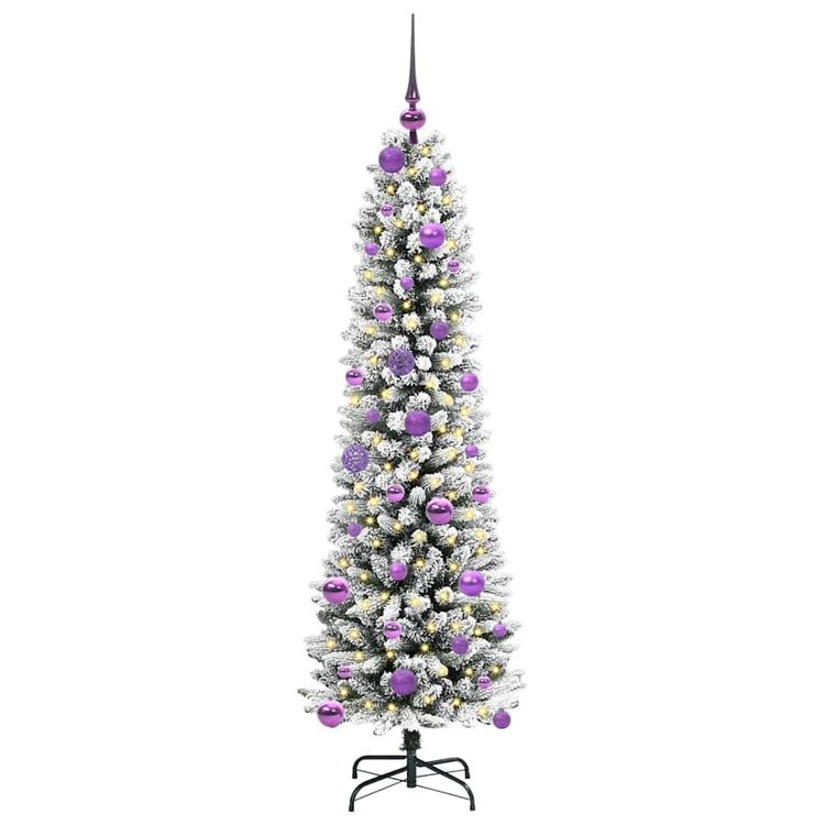 Künstlicher Weihnachtsbaum von Vidaxx mit 150 LEDs, weiß, 150 cm, PVC und Metall und Kunststoff