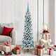 Künstlicher Weihnachtsbaum von Vidaxx mit 150 LEDs, weiß, 150 cm, PVC und Metall und Kunststoff
