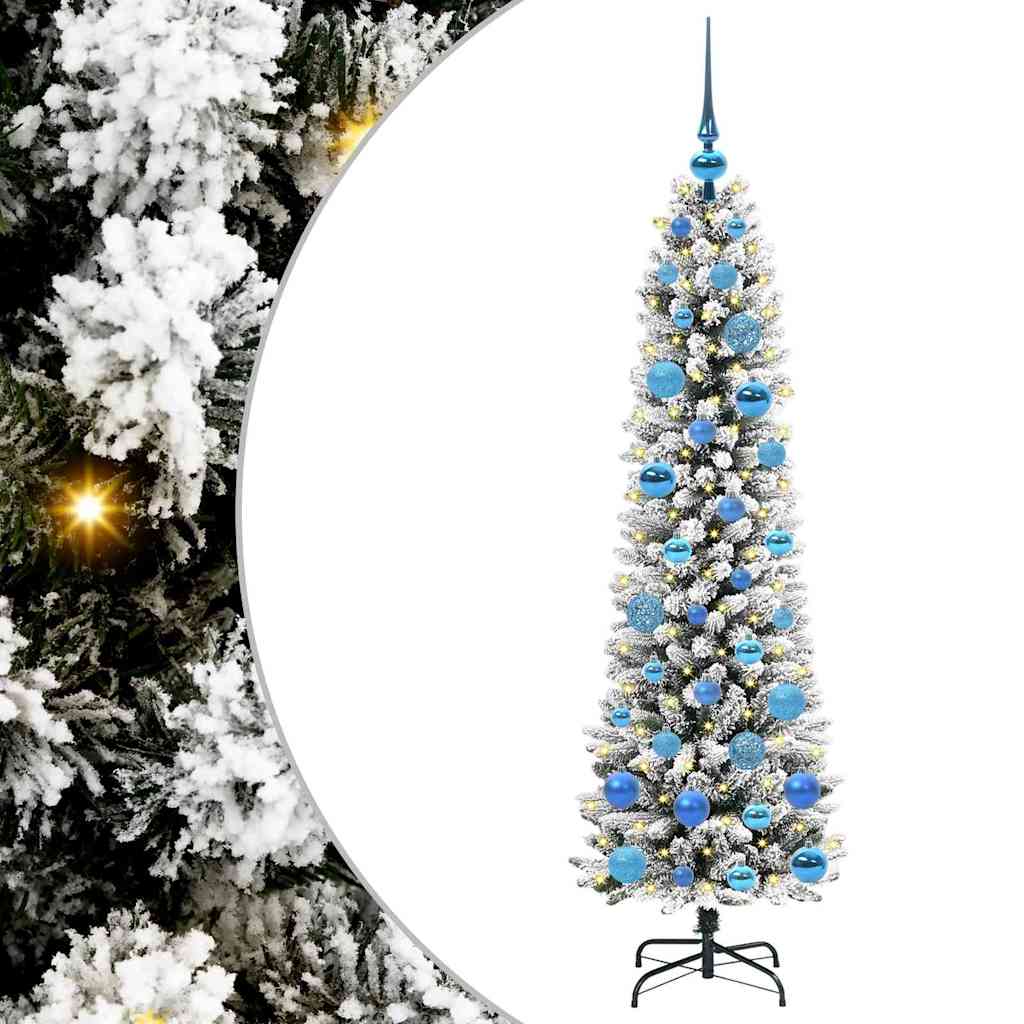 Künstlicher Weihnachtsbaum von Vidaxx mit 150 LEDs, weiß, 150 cm, PVC und Metall und Kunststoff