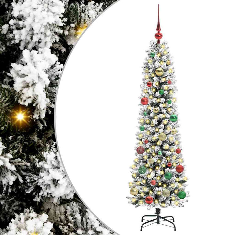 Künstlicher Weihnachtsbaum von Vidaxx mit 150 LEDs, weiß, 150 cm, PVC und Metall und Kunststoff