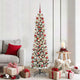 Künstlicher Weihnachtsbaum von Vidaxx mit 300 LEDs, weiß, 180 cm, PVC und Metall und Kunststoff