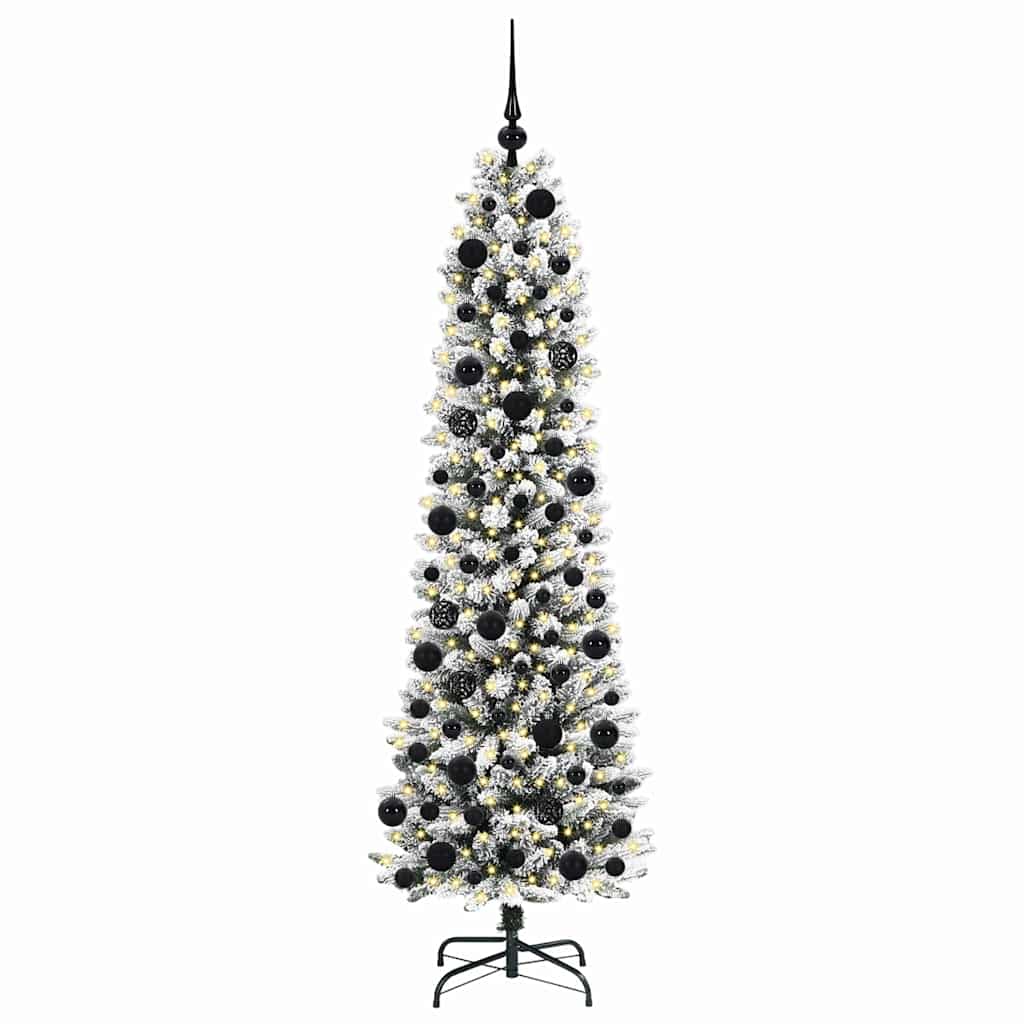 Künstlicher Weihnachtsbaum von Vidaxx mit 300 LEDs, weiß, 180 cm, PVC und Metall und Kunststoff