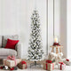 Künstlicher Weihnachtsbaum von Vidaxx mit 300 LEDs, weiß, 180 cm, PVC und Metall und Kunststoff