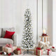 Künstlicher Weihnachtsbaum von Vidaxx mit 300 LEDs, weiß, 180 cm, PVC und Metall und Kunststoff