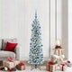 Künstlicher Weihnachtsbaum von Vidaxx mit 300 LEDs, weiß, 180 cm, PVC und Metall und Kunststoff