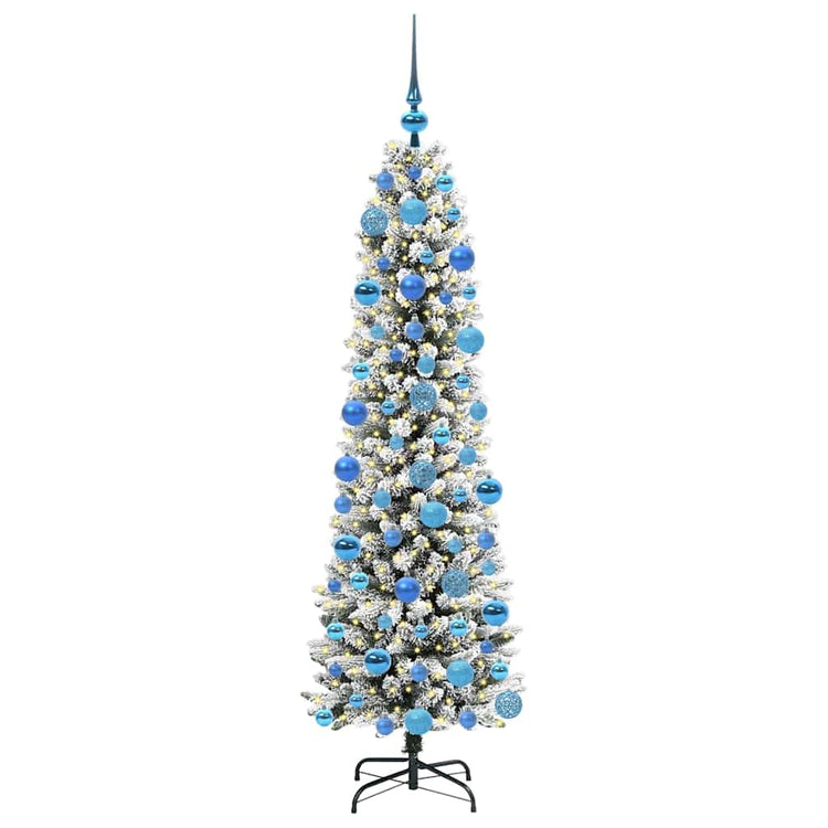 Künstlicher Weihnachtsbaum von Vidaxx mit 300 LEDs, weiß, 180 cm, PVC und Metall und Kunststoff