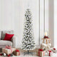 Künstlicher Weihnachtsbaum von Vidaxx mit 300 LEDs, weiß, 210 cm, PVC und Metall und Kunststoff