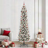 Künstlicher Weihnachtsbaum von Vidaxx mit 300 LEDs, weiß, 240 cm, PVC und Metall und Kunststoff