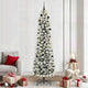 Künstlicher Weihnachtsbaum von Vidaxx mit 300 LEDs, weiß, 240 cm, PVC und Metall und Kunststoff