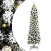 Künstlicher Weihnachtsbaum von Vidaxx mit 300 LEDs, weiß, 240 cm, PVC und Metall und Kunststoff