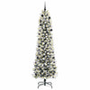 Künstlicher Weihnachtsbaum von Vidaxx mit 300 LEDs, weiß, 240 cm, PVC und Metall und Kunststoff