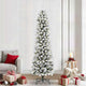 Künstlicher Weihnachtsbaum von Vidaxx mit 300 LEDs, weiß, 240 cm, PVC und Metall und Kunststoff