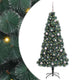 Vidaxx künstlicher beleuchteter Weihnachtsbaum mit Kugelset grün 150 cm
