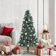 Vidaxx künstlicher beleuchteter Weihnachtsbaum mit Kugelset grün 150 cm