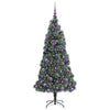 Vidaxx künstlicher beleuchteter Weihnachtsbaum mit Kugelset grün 180 cm