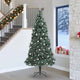 Vidaxx Künstlicher Weihnachtsbaum mit Frontbeleuchtung und Kugelset Grün 240 cm