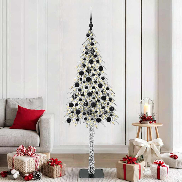 VidaXL Weihnachtsbaum mit 300 LEDs mit standardmäßigem weißem 180 cm PE und Stahl